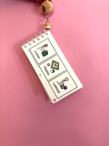 Mini -kuvaviuhka, jossa on toiminnaohjauskuvia